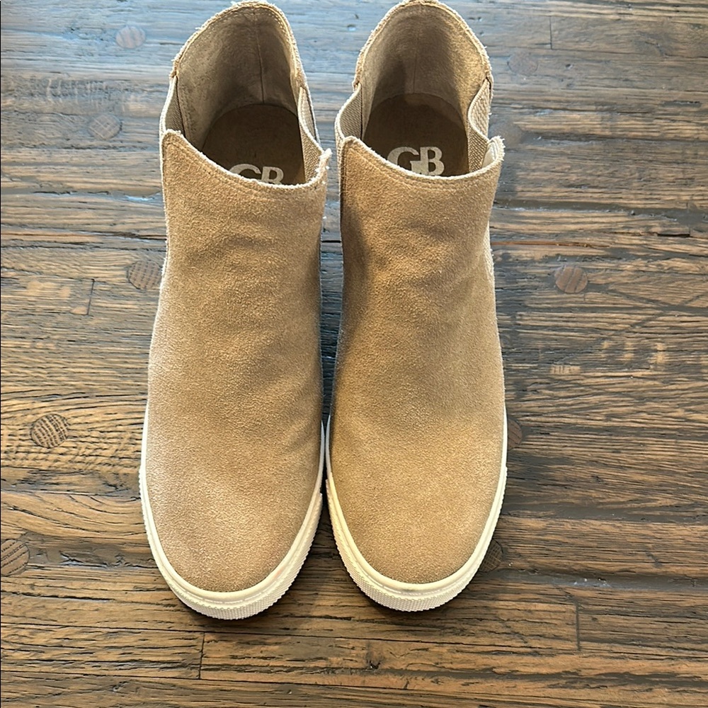 Tan Suede Ankle Boots